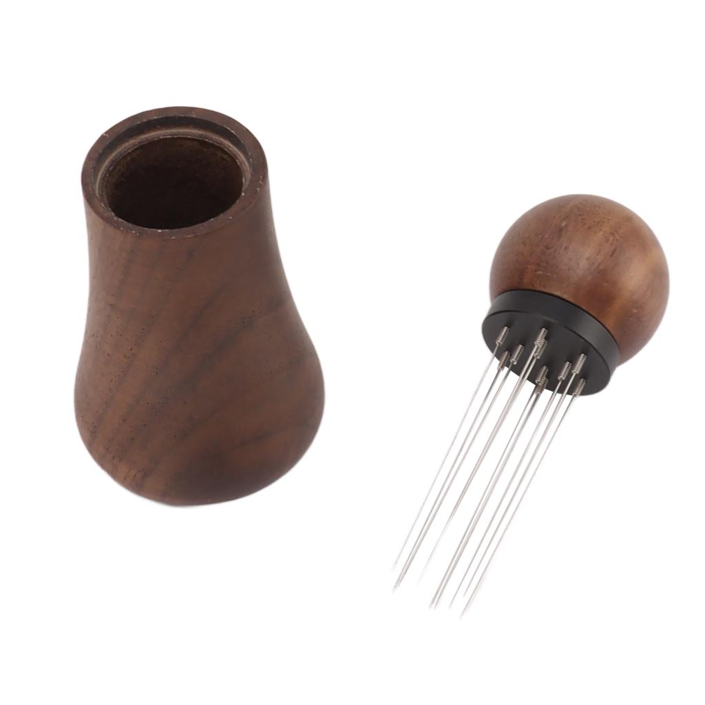 Coffee Stirring Tamper 10 Needles Stainless Steel Coffee Hand Distribution Tool for Home