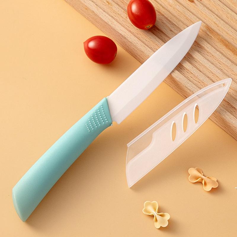 Ceramic Knife Household Fruit Knife Sharp Kitchen Cutting Knife Anti Slip Knife Set Baby Food Peeler Tool