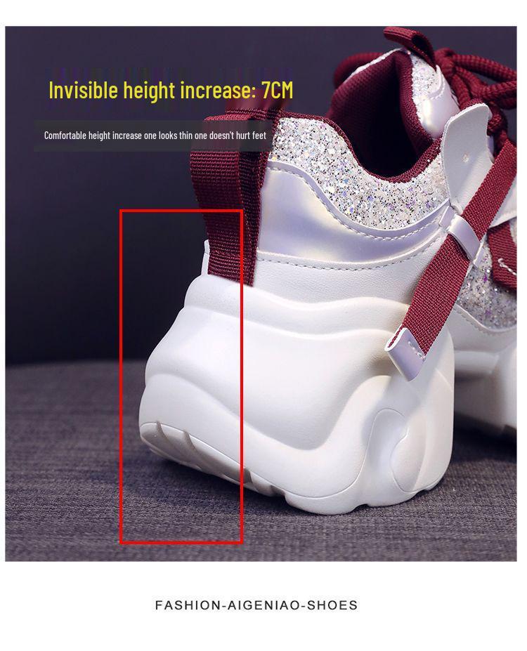 Stylish Women's Dad Shoes: Popular, Thick-Soled, Versatile, Height-Boosting, Casual Sneakers