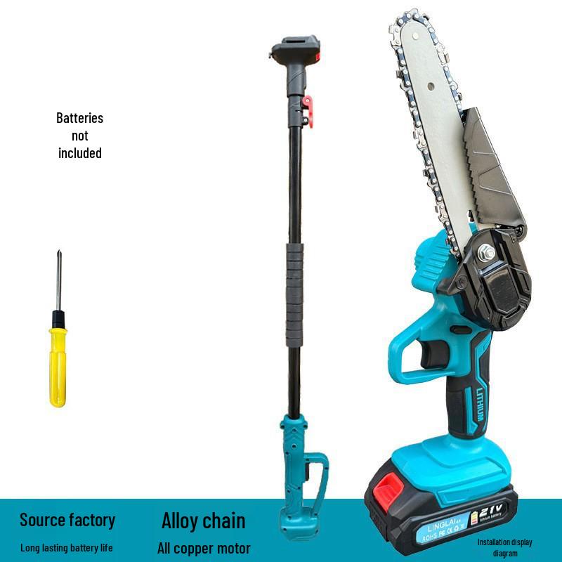 Rechargeable Telescopic High-Branch Saw for Cross-Border Pruning