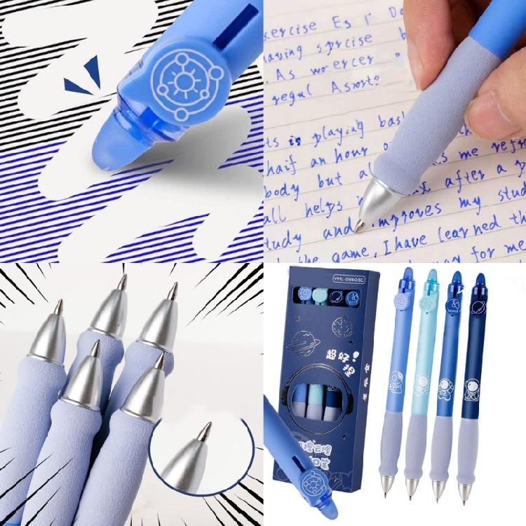 Retractable Gel Pen Comfortable Grip for Student Reward, 0.5mm Tip, Smooth to Write for Christmas Stocking Fillers