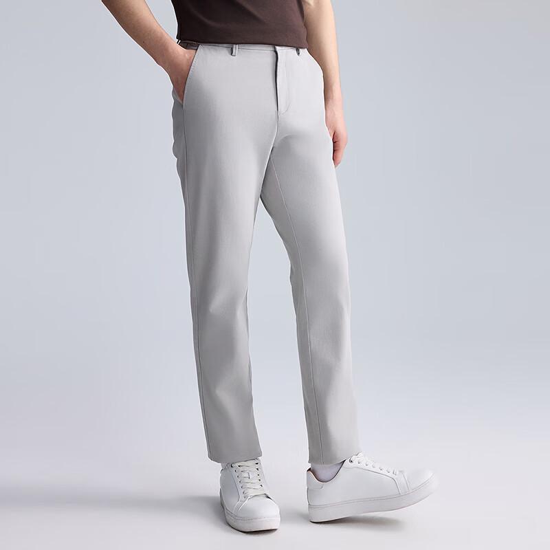 Lilanz Men's Soft & Crisp Straight-Leg Casual Pants