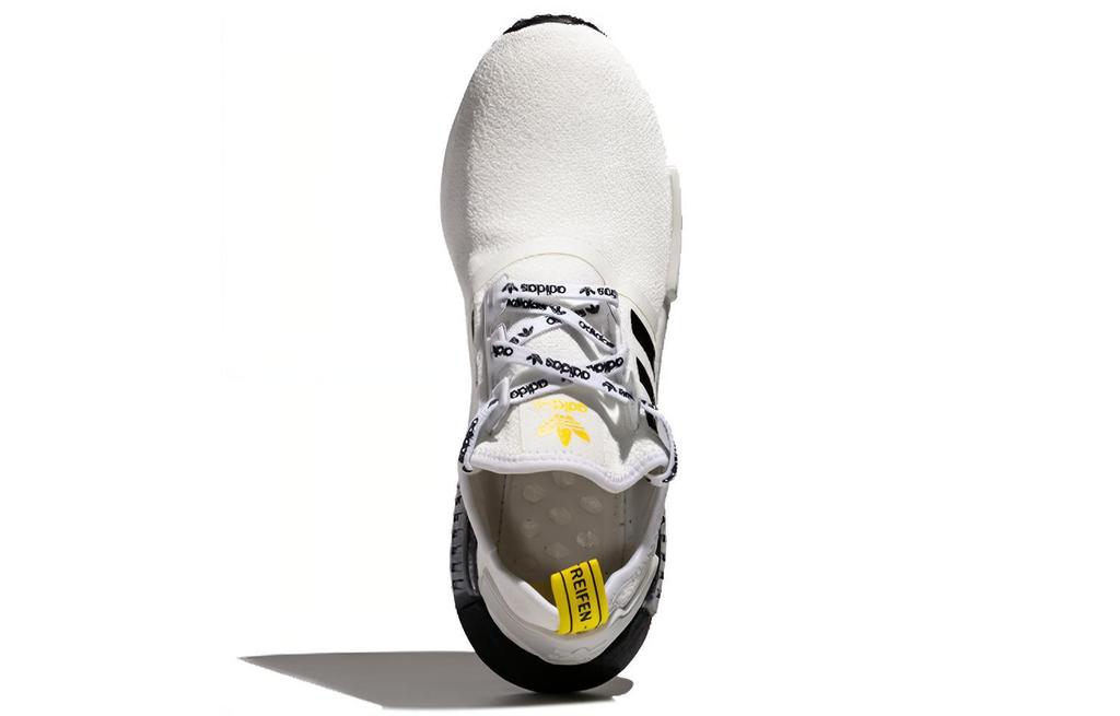 adidas NMD_R1 Stlt Primeknit 'White Black Bright Yellow' FV2549