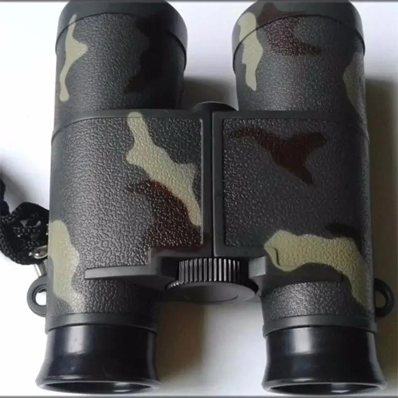 2PCS Binoculars Simulation Camouflage Telescope Children Kids Toys Mini Portable Folding