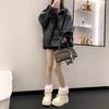 Thick-soled white snow boots women's boots 2025 new winter velvet thickened warm waterproof fashion cotton shoes short boots