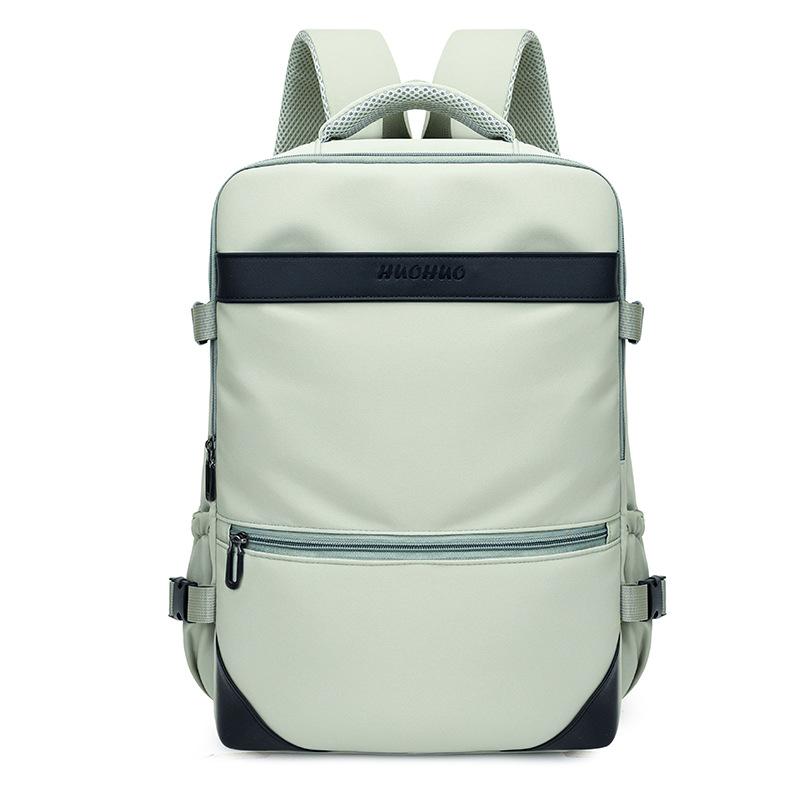 

Men s Business Multifunctional Expansion Backpack Large Capacity Shoe Warehouse Travel Backpack Student Schoolbag світло-зелений колір