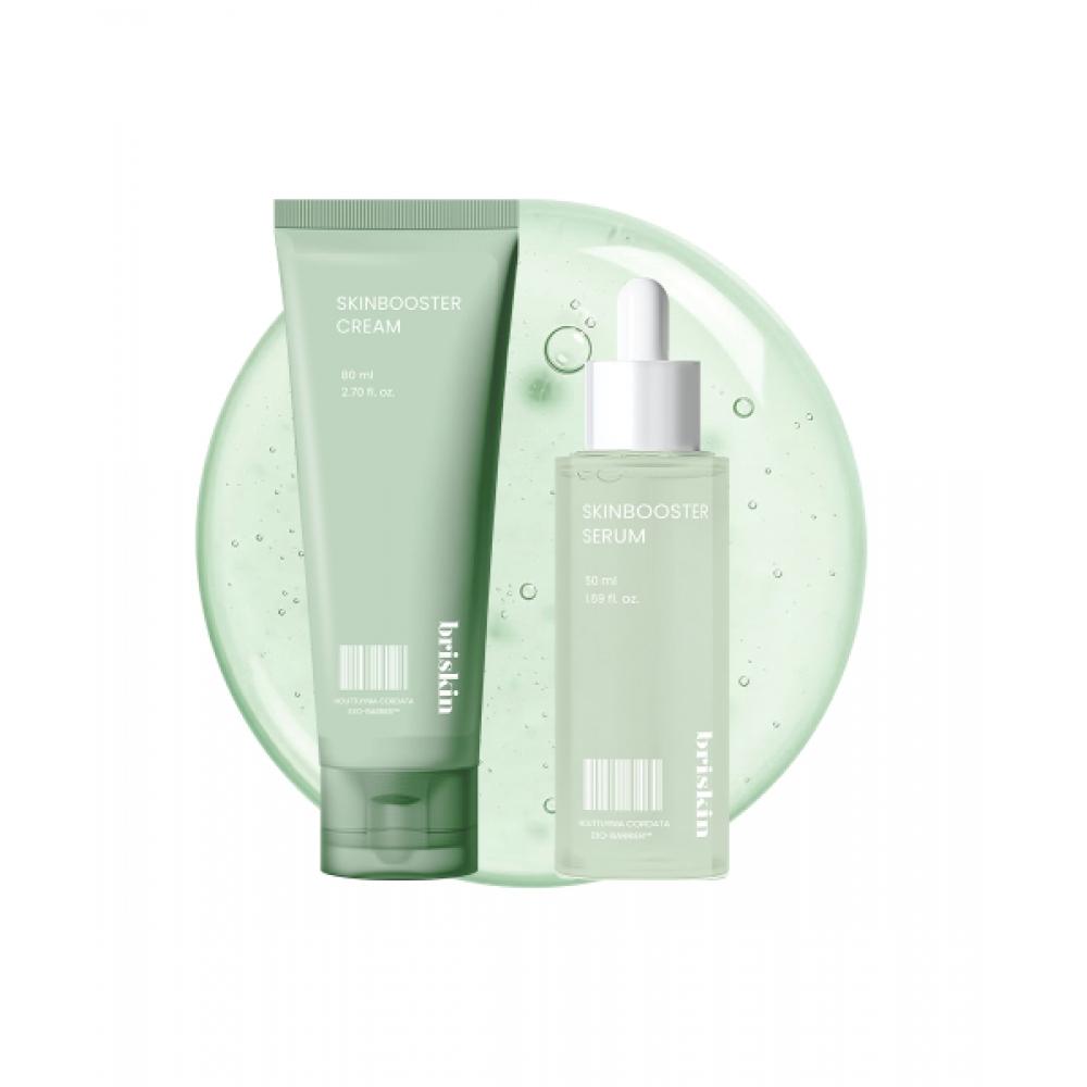 Briskin Exobarrier Calming Routine Set Of 2  Serum+cream serum+cream