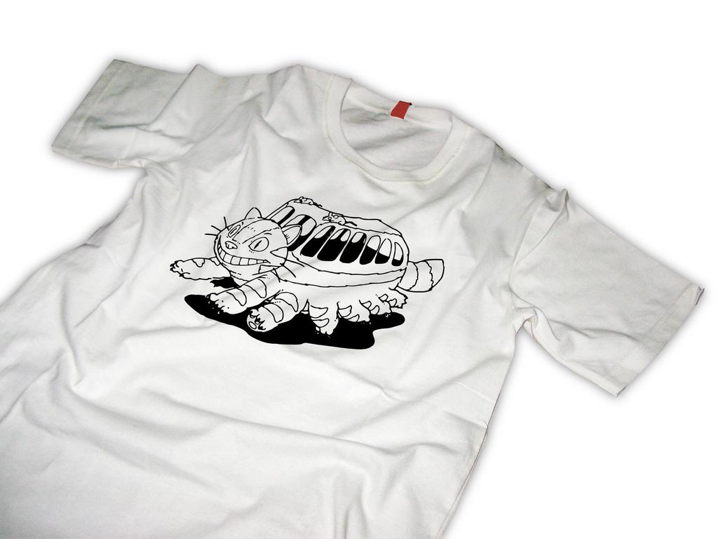 Mein Nachbar Totoro T-Shirt Katzenbus