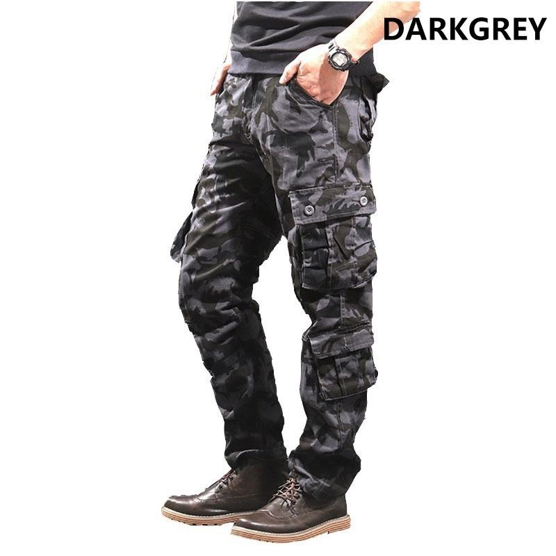 Tactical Pants for Men, Cotton, Classic, Multi Pocket, Casual Work Pants, Men's, Camouflage, Breathable Pants