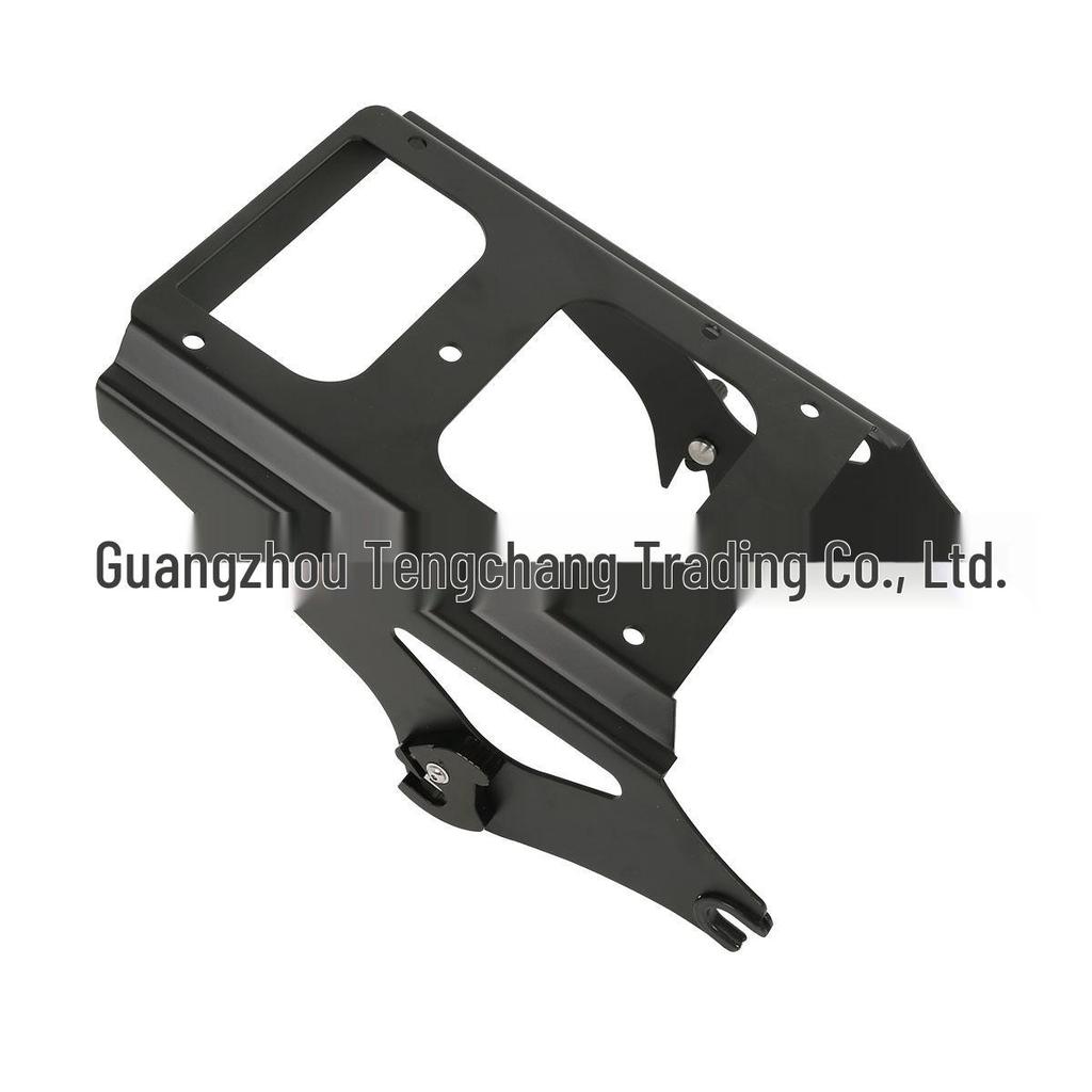 Harley Traveler Black Rear Luggage Rack for Motorcycles (2009-2013) - Steel Modification