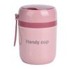 Insulated Soup Containers 500ml Double Anti Scald Heatable Insulated Food Container with Foldable Spoon for   School