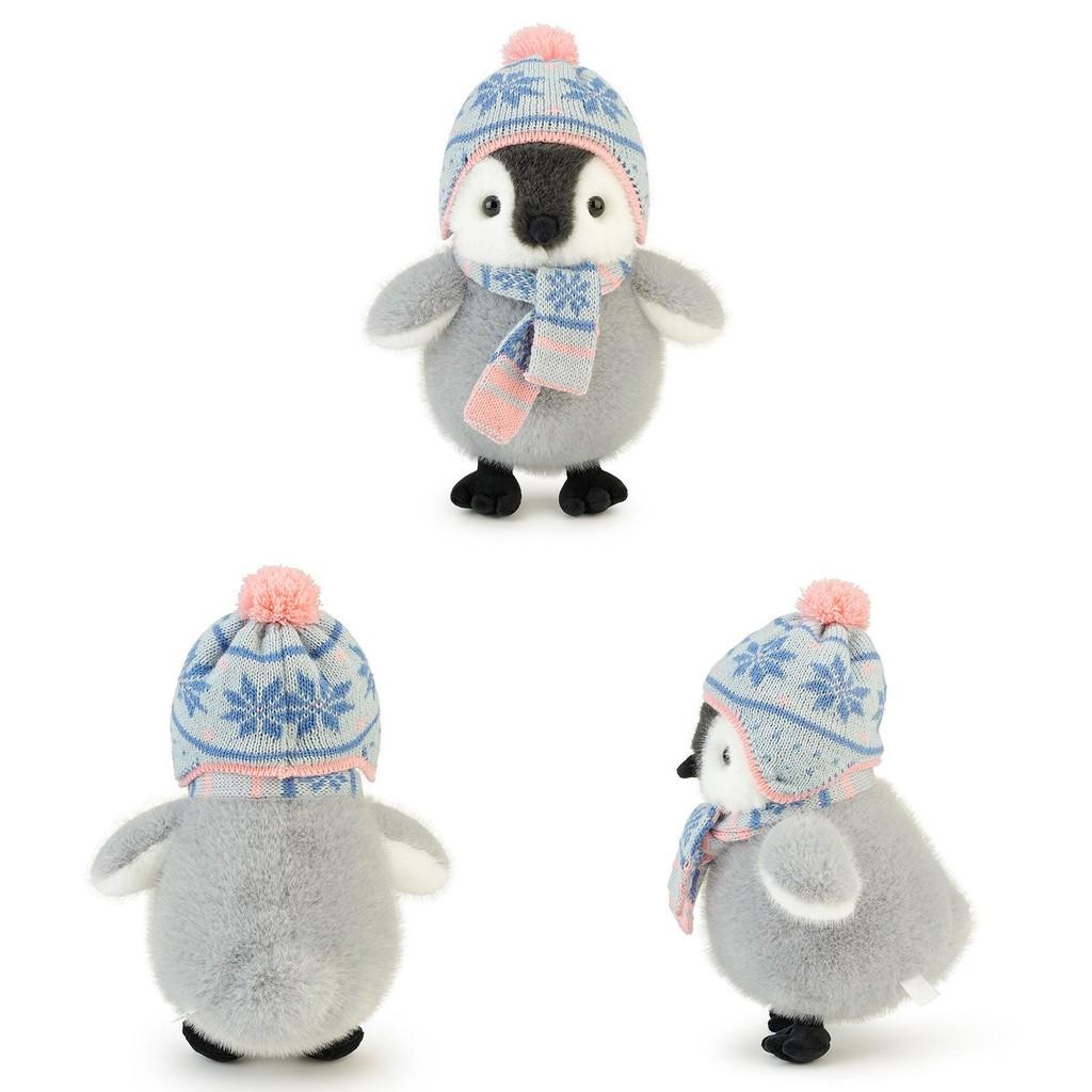 Wear Scarf Hat Penguin Plush Toy Soft Teddy For Kids Bedtime Gift