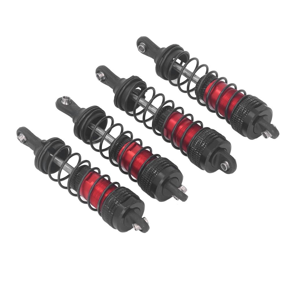 4Pcs RC Car   Aluminum Alloy Stable High Elasticity Front Rear Shock Damper for LC Racing 1Celsius14 1Celsius16
