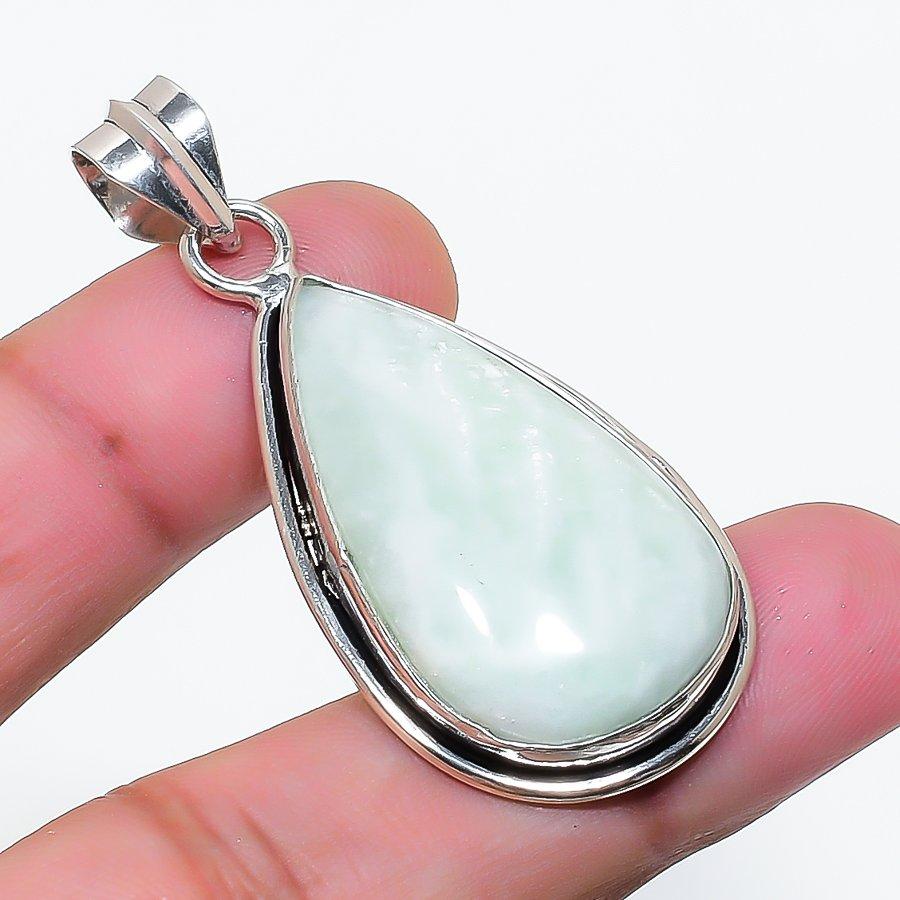 Natural Hememorphite Gemstone Handmade 925 Sterling Silver Pendant 1.97 AP-15065