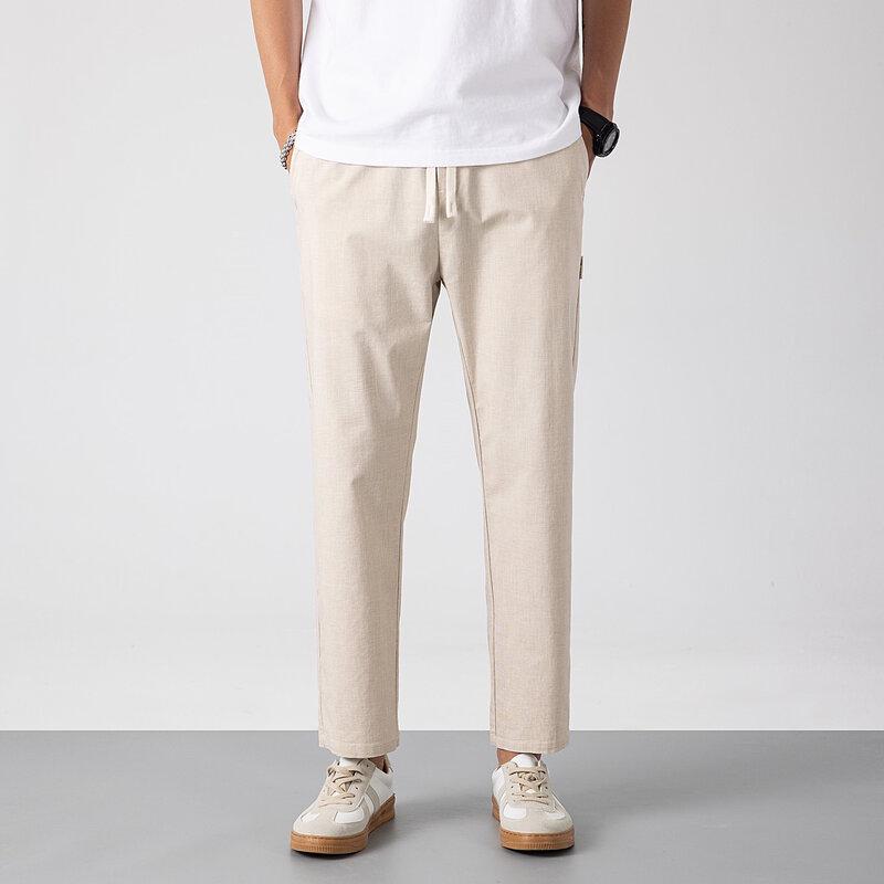 Firstview Men s Cotton-Linen Blend Casual Pants FX1042 XL