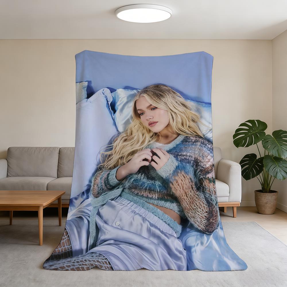 

Singer F-Freya Skye Stardust Blanket Super Warm Comfortable Plush Throw Blanket Child Home Sofa Bedroom Gift 75x90cm
