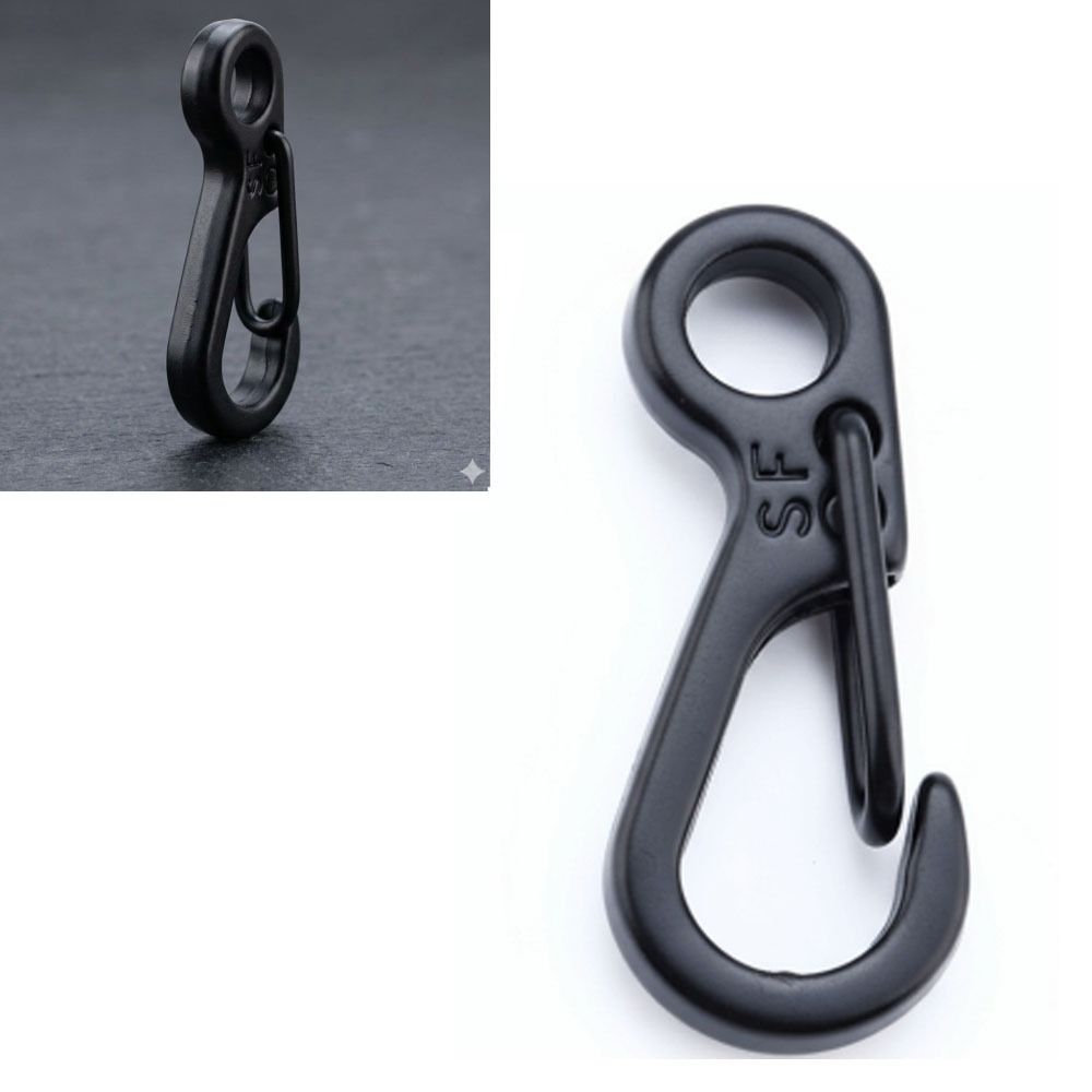 20 Pcs Alloy Mini EDC Carabiner Heavy Duty Snap Spring Clips Spring Snap Hook  Outdoor Hiking