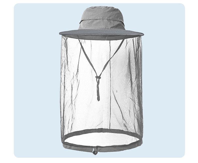 Unisex Sommer Sonnenhut: Moskitosicheres Netz, Schnelltrocknend, Wasserdicht, Ideal zum Angeln und Klettern