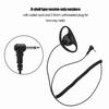 3.5mm Jack d Shell Type Listen Only Earpiece Headset for Motorola ICOM Kenwood Radios