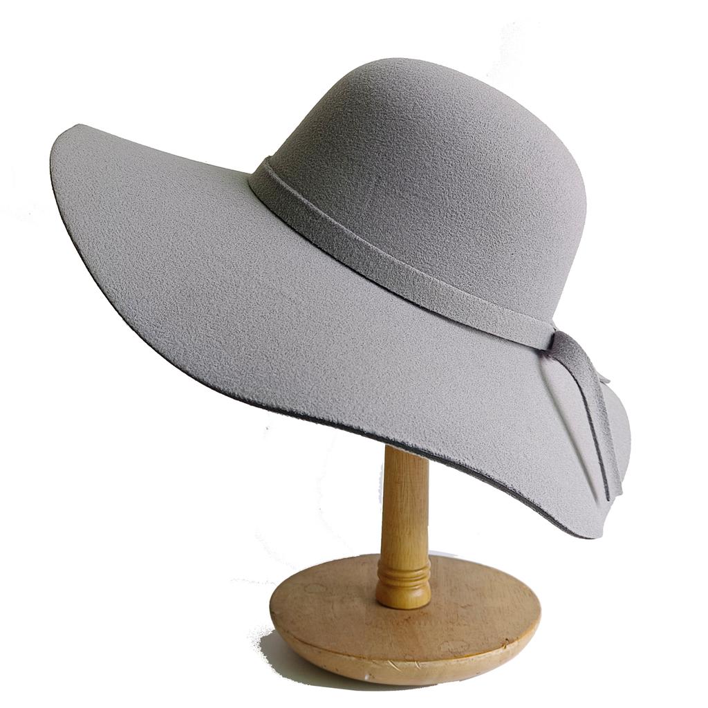 2023 Kapelusz Fedora Szerokie Rondo Filcowa Czapka Letnia Plażowa Damska Dziewczęca Pani Podróżna Miękki Kapelusz Przeciwsłoneczny na Plażę Składany Jeziorny Błękit Fioletowy