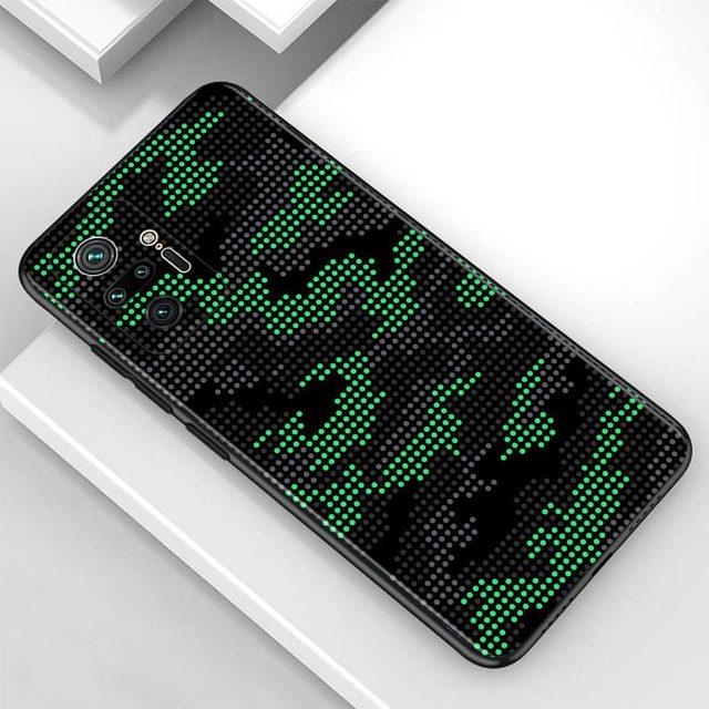Husă pentru Redmi Note 10 Pro Max 9 9t 9s 8 8t 7 Husă pentru Redmi K40 Pro Plus 9 9a 9c Model de camuflaj Camo armată militară