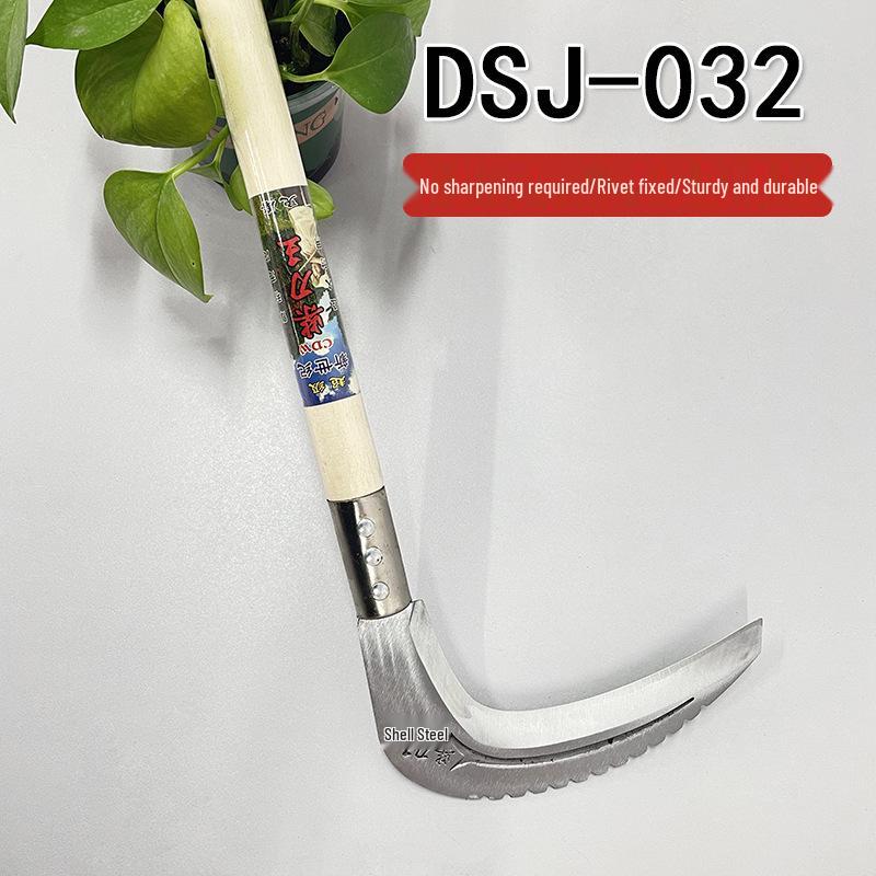 Manganese Steel Scythe: Durable Long-Handled Grass Cutting Knife for Agricultural Use