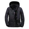 2025 Men's Down Jacket Men's Short Casual Outdoor Multi-Pocket Hooded Winter Wear
