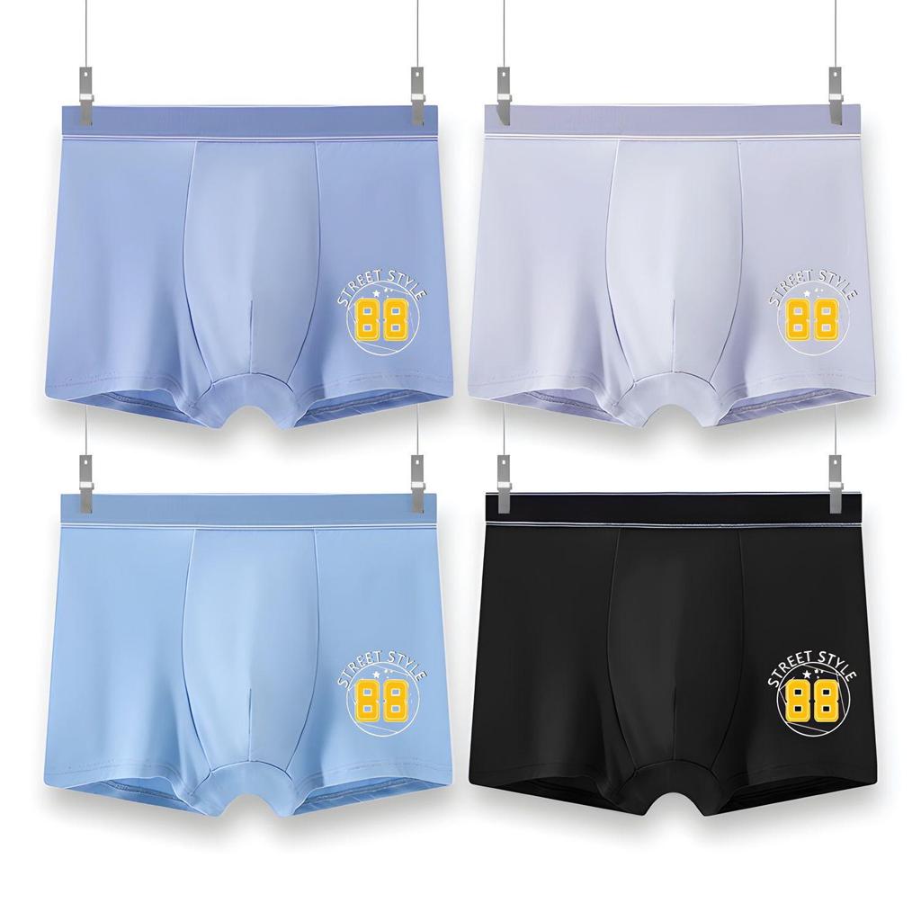Plus Size Men's Year of the Rat Red Boxer Briefs