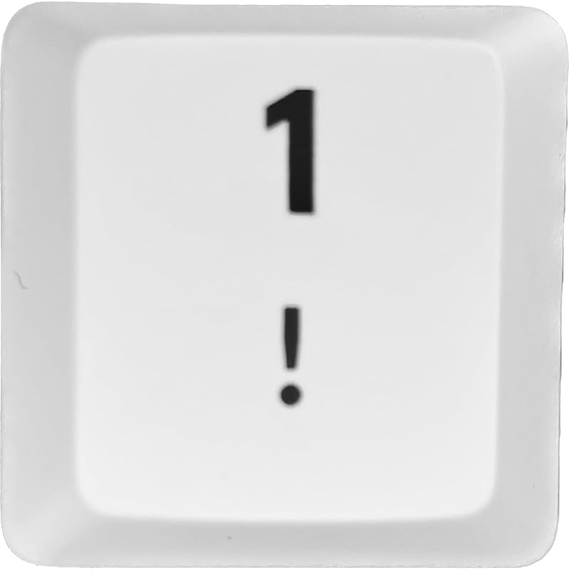 

logitech G913/G913TKL/G915 replacement keycaps [Sold as 1 piece] (Compatible with luminescence) [BERGBUCH] (1, White)