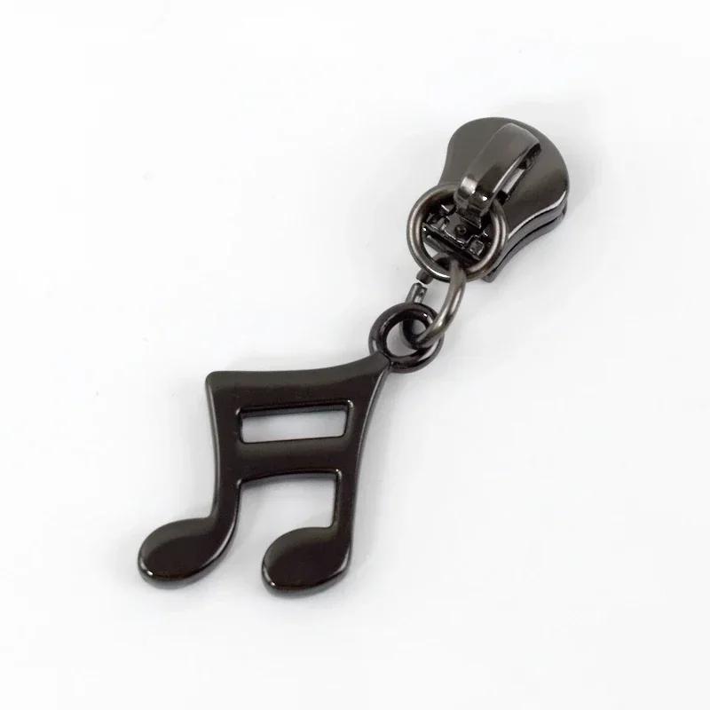 5/10/20Pcs Meetee 5# Zipper Slider for Metal Zips Handbag Purse Zippers Puller Head Jacket Replace Zip Closure Repair Accessory