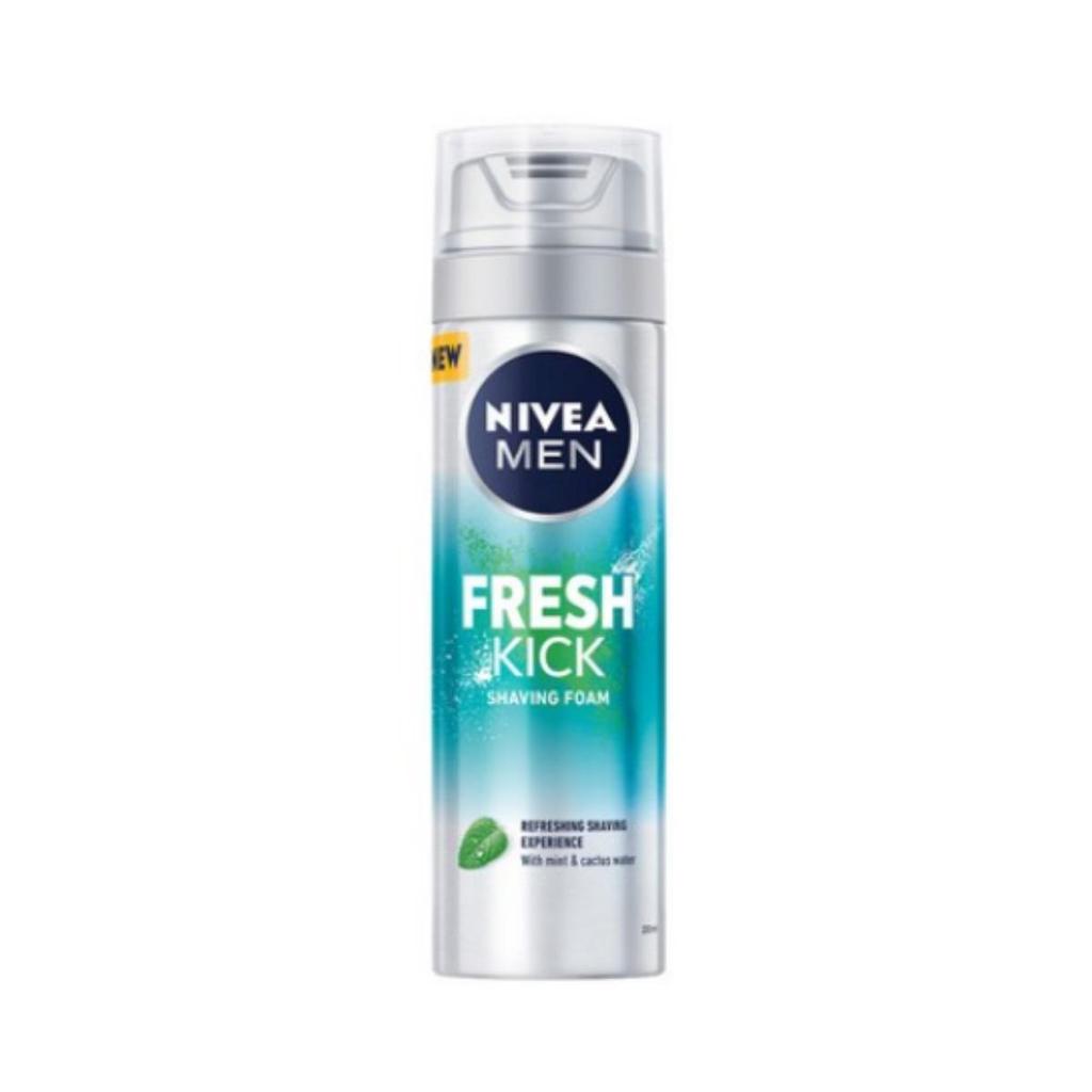 NIVEA MEN Fresh Kick Shaving Foam, 200ml, 1pc