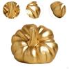 Harvest Pumpkin Figurine for Desktop Display Thanksgiving Decor Office Shelf