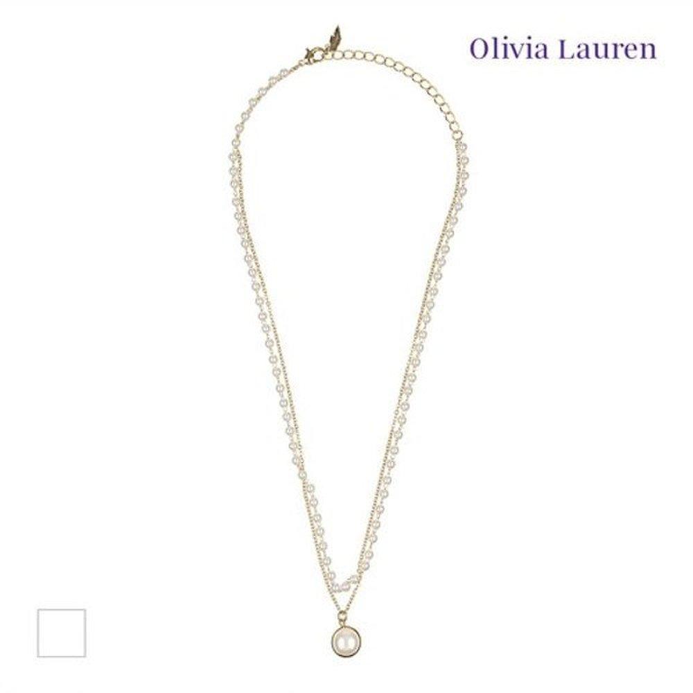 [Olivia Lauren] Pearl Mix Choker Two-Row_Vycymxf7211