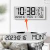 Versatile Digital Clock Battery Powered Wall Clock Electronic Desktop Clocks