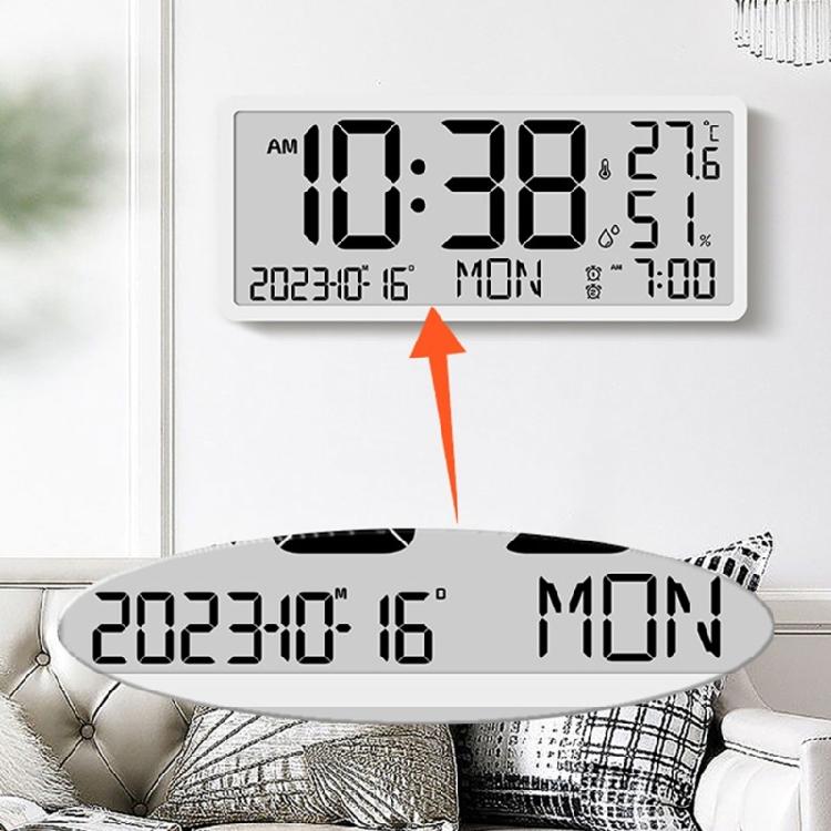 Versatile Digital Clock Battery Powered Wall Clock Electronic Desktop Clocks