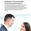 Translator Earbuds 144 Languages 3 Modes Bluetooth 5.3 Rechargeable Wireless Language Translator Earhooks Earbuds for Music Call