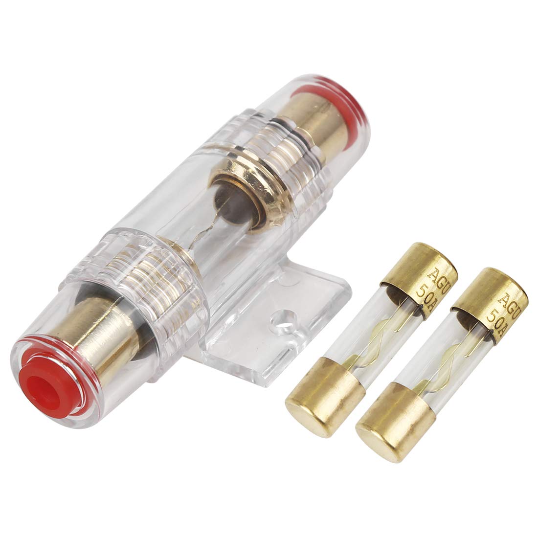 

uxcell Fuse Holder Fuse Box Fuse Cap Fuse for Car 4 6 8 Gauge