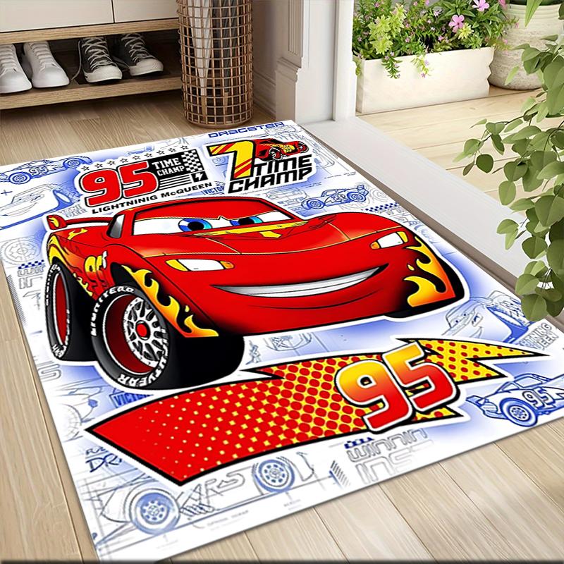 Mcqueen'S Spirit Carpet Rug Soft Washable Antislip Home Living Room Sofa Mats Personalized Christmas Rug