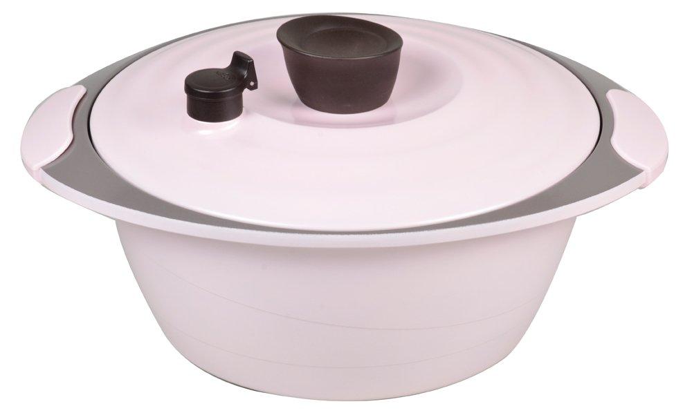 

Pearl Metal Umami Waterless Pot, 24cm, with Lid, IH Compatible, Non-Water, HB-1073