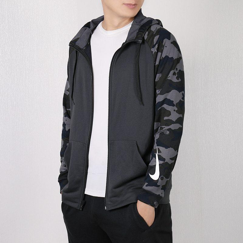 Nike Jackets Men's Gray Hooded Moderate Other AQ1139-060