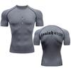 Camiseta de Compresión Gráfica Cruz de Jesús Cristo para Hombre, Ropa Interior Deportiva para Gimnasio, Rash Guard, Camiseta Deportiva de Secado Rápido