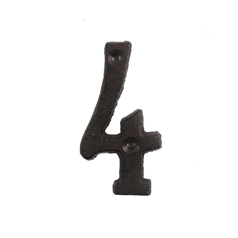 ??? Metal Letters Numbers Cast Iron Decoration House Sign Doorplate DIY Cafe Wall