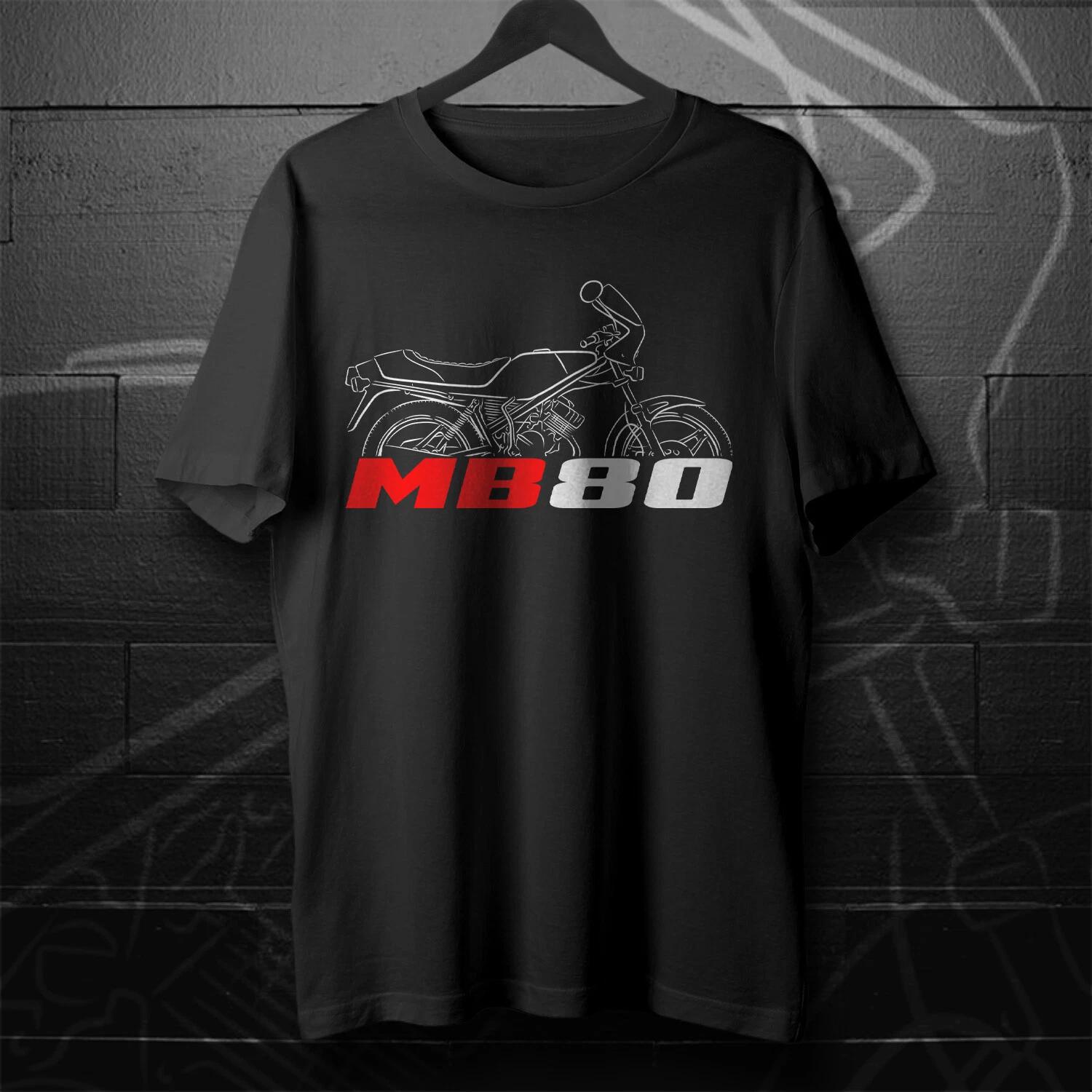 Black men s and women s T-shirt Honda MB80 1981-1983 - Motorcycle S
