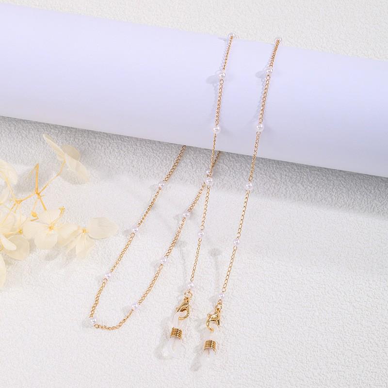 Europäische & Amerikanische Mode Imitation Perlen Brillen Kette - Anti-Drop Nacken Hängeschnur Zubehör