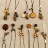 Bohemian Acorn Resin Necklace With Geometric Pendant For Women Summer Fashion