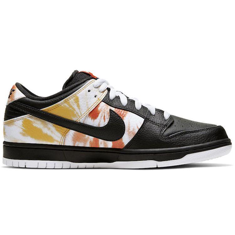 Nike Dunk SB Low Tie-Dye Raygun - Black Unisex Sneakers Orange-Flash BQ6832-001