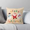 Merry Christmas Decorative Home Pillow Case Cushion Covers Color Nordic  XModern Living Room Sofa House Bed Cartoon