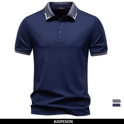 Men’s Short Sleeve Men's Social Polo Shirt Solid Color Lightweight Anti-wrinkle Summer Polo Shirts for Men