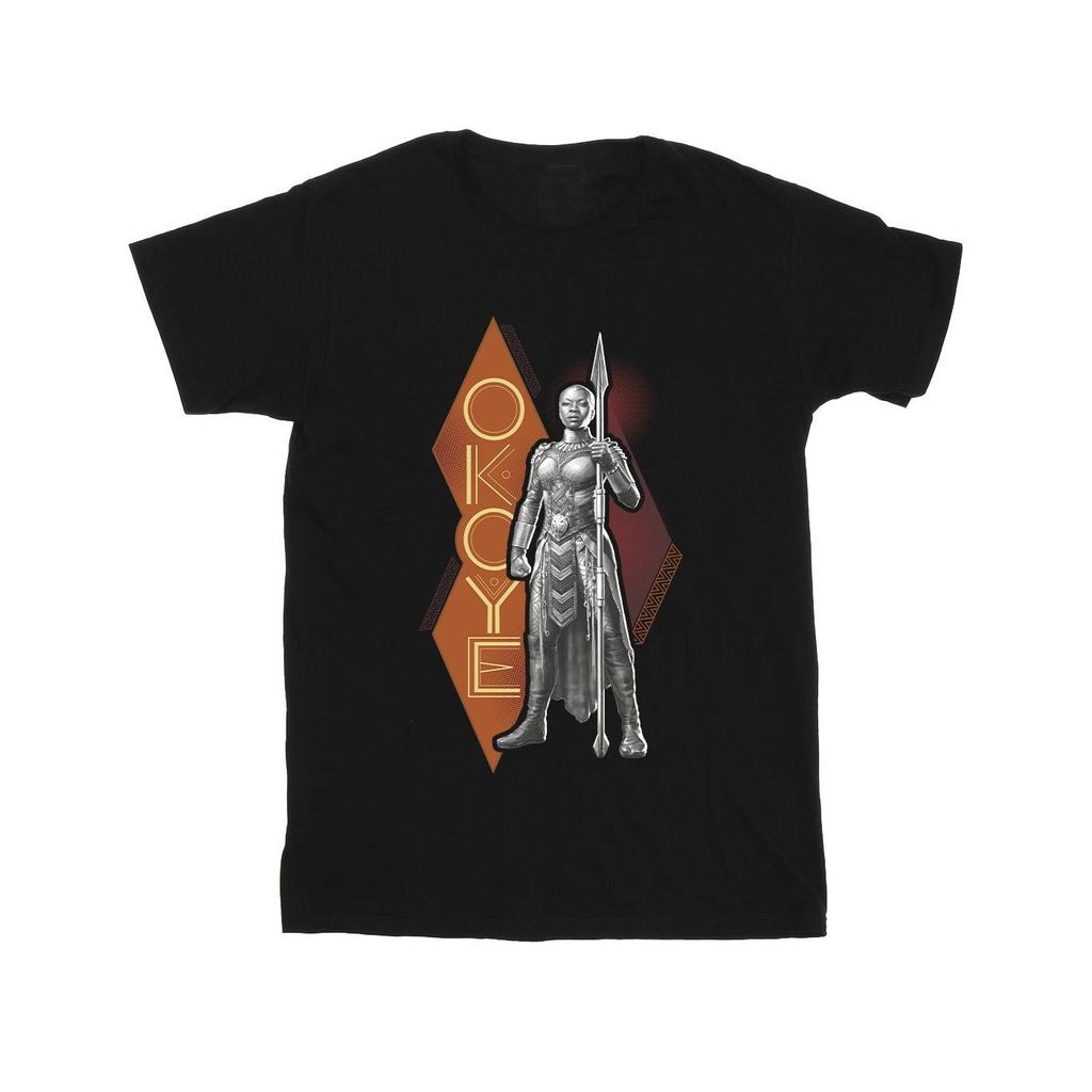 Marvel Mens Wakanda Forever Okoye Stance T-Shirt