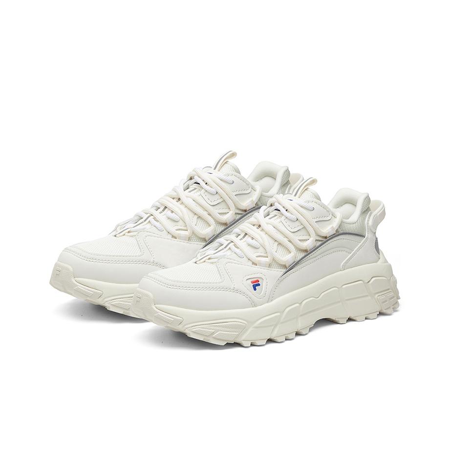 Fila Fusion Skyrunner Lightweight Shock Absorbing Low Top Casual Dad Shoes Women sneaker White T12W044102FSW